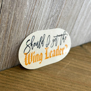 Fourth Wing - Wing Leader Sticker RV