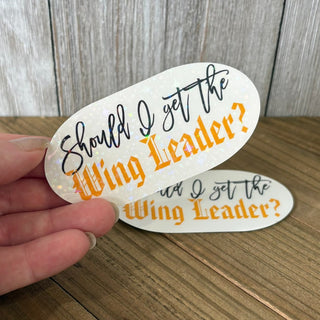 Fourth Wing - Wing Leader Sticker RV