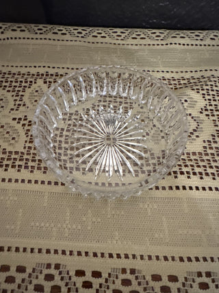 Mikasa Frosted Iris Press Glass Trinket Dish - 2 pieces -RCD|125989
