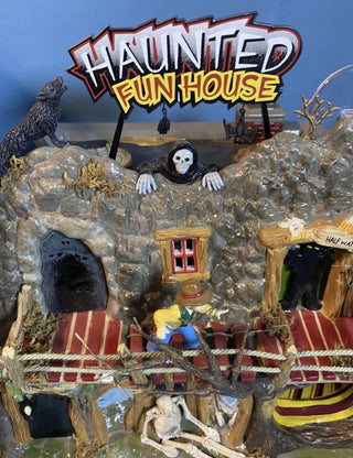 Retired Dept 56 Haunted Fun House Halloween Gift Set #55094 #62 VV MTS|117700