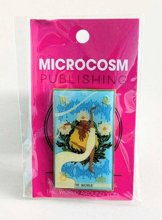 The World Enamel Pin (Divine Deco Tarot) RSV