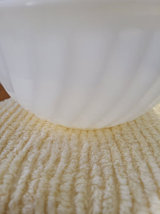 Fire King Ware Mixing Bowl, White 8", RCD|87713