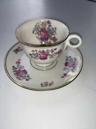 Rose Demitasse cup & saucer RSV