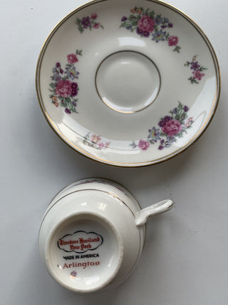 Rose Demitasse cup & saucer RSV