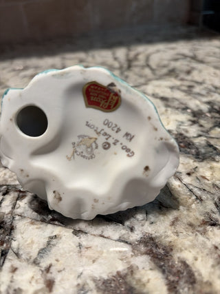 Hand Painted Lefton Porcelain June Birthday Girl with Roses RCD