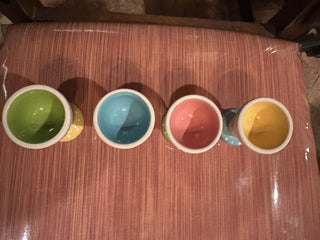 Set of 4 footed egg cups #62 VV MTS|67498