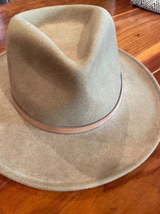 100% Wool Felt Fedora Hat ~MTS|111278