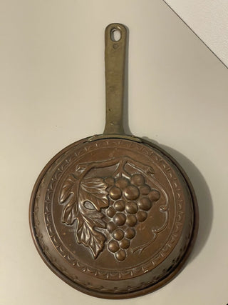 9.5" Vtg Brass & Copper Wall Decor--SP RCD