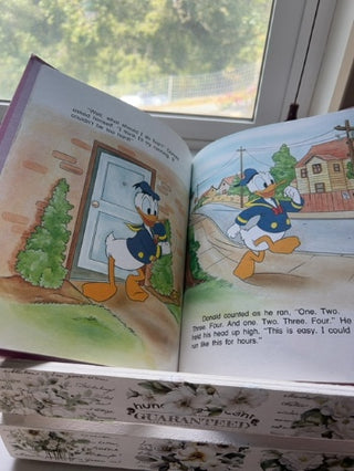 Vintage Donald Learns A Lesson Walt Disney Fun-To-Read Library Volume 17 ( 1986)