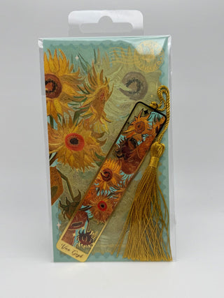 Metal Bookmark - Van Gogh - Sun Flowers - RCD