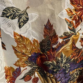 Vintage Autumn Harvest Floral Scarf MTS|120765