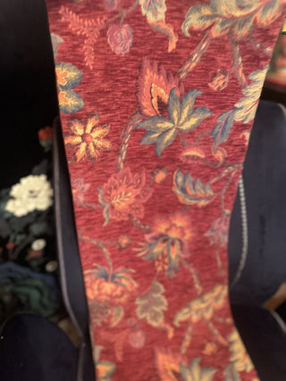 Red Belgian Table runner approx 76" VV MTS