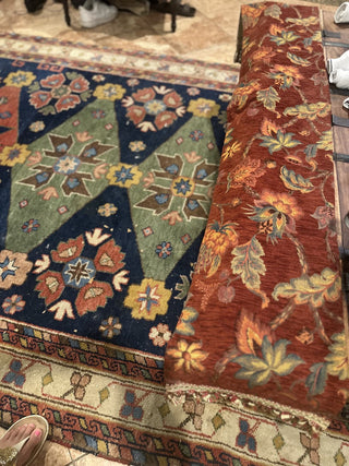 Red Belgian Table runner approx 76" VV MTS
