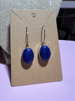 Stirling Silver Lapis Earrings MTS