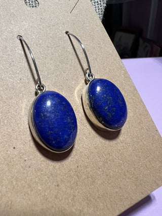 Stirling Silver Lapis Earrings MTS