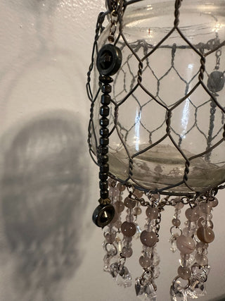 Suncatcher Lantern Wire Wrap Jar  MTS|134089