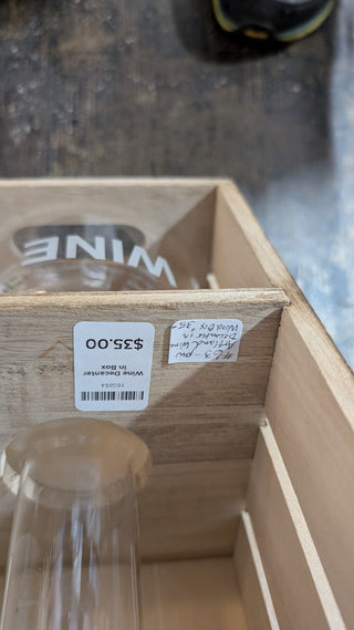 Wind Decantur in Wood Box RSV