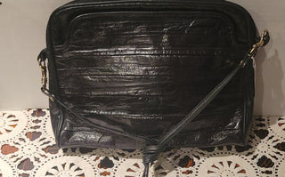Black Eel Skin Purse Rcd