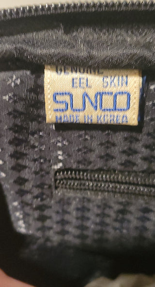 Black Eel Skin Purse Rcd
