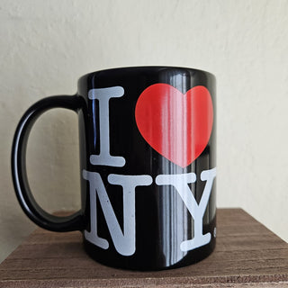 Retro I Love New York Black Ceramic Mug (BRI) - MTS|116916