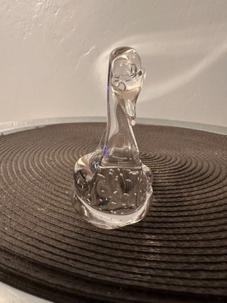 Swan - clear glass 4" 1 piece MTS|128420