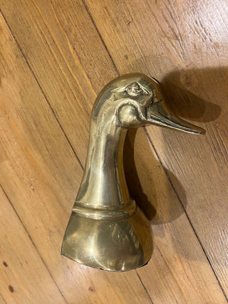 Solid Brass Duck Bookend MTS|140001
