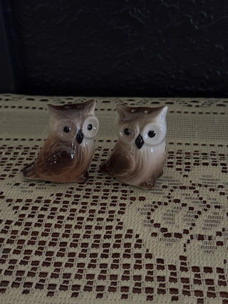 Vintage Owl Salt and Pepper Shaker Set- RCD|82556