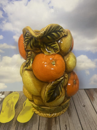 Inarco orange/fruit pitcher approx. 7” high RCD|53670