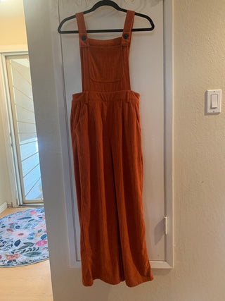 Cider corduroy jumpsuit burnt orange MTS|131046