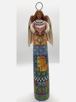 2004 Jim Shore Heartwood Creek Singing Makes The Heart Glad Chior Angel 14" Figurine #62 VV MTS|89423