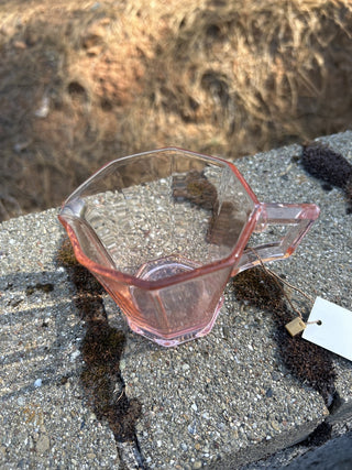 12F UV Reactive Pink Glass - Heisey Creamer Pitcher MTS|80948