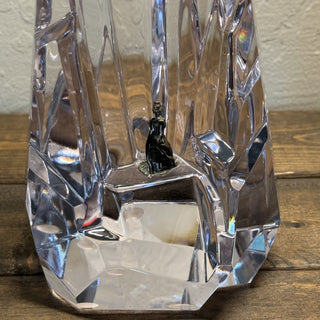 Vtg Rush Dougherty "The Ice Palace" Crystal Paperweight RCD|130322