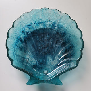 bri.craftique - Resin Teal Shell Jewelry Tray (BRI) - MTS|97451