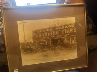 Elkins Garage picture and frame  #63 VV MTS|114631