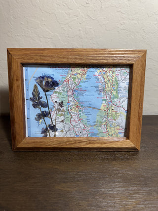 Pressed Botanical Map Art - SF Bay Area MTS|66686