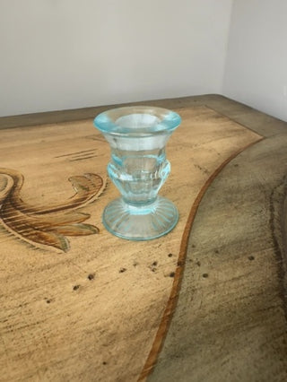 AJ - Small Light Blue Taper Holder