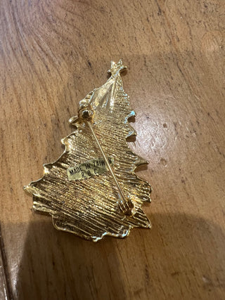 Vtg. Christmas Tree Pin MTS|124463