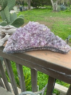 Natural Brazil Amethyst Point Quartz Crystal RCD|56089