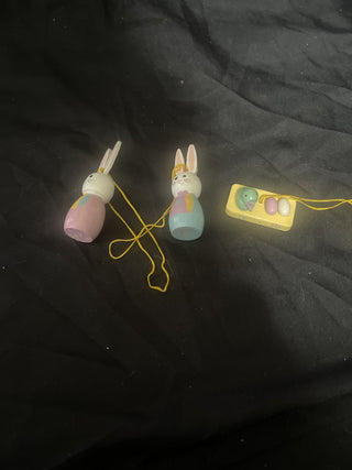 Wood bunny, Easter decorations rsv