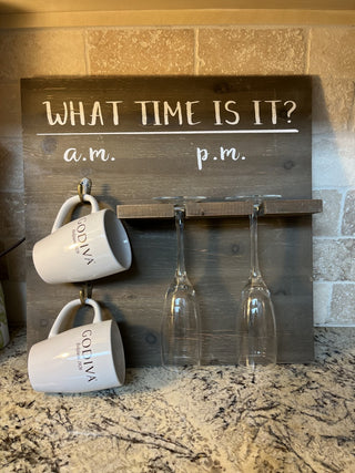 “What Time Is It” Hanging Sign|72845