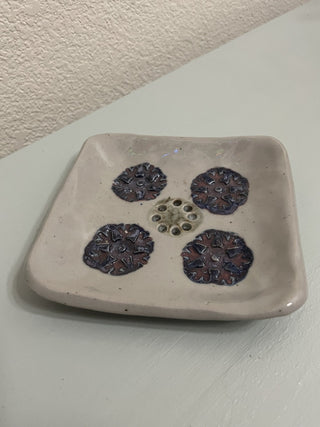 Gray Violet Ceramic Trinket Dish MTS|62161