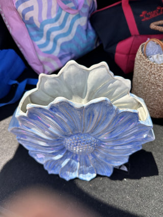 Stangl Pottery Blue Terra Rose Cosmos Vase MTS|91945