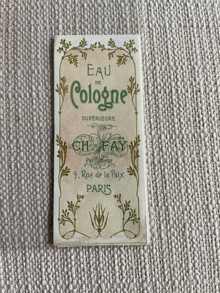 Eau Cologne sticker paris 2 small stickers