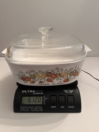 Vintage Corning Ware Spice of Life 4 Qt Casserole & Lid-K|50477