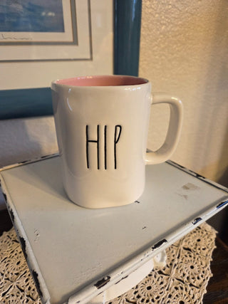 Rae Dunn Easter "Hip Hop" Coffee Mug, RCD