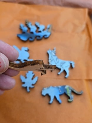 RF Liberty Wooden Puzzle * Tenjin Shrine at Kameido