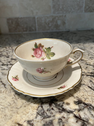 Federal Shape Syracuse Victoria Tea Cup & Saucer RCD|72079