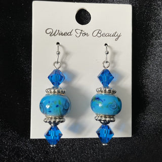 blue drop earrings RSV