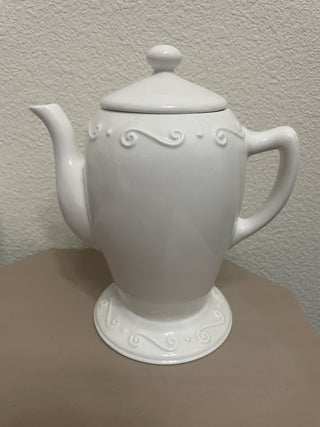 White Ceramic Teapot Wax Warmer #49|60498