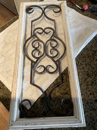 Shabby Chic Wood/Metal Wall Decor RSV|47829